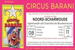 Circus Barani komt naar Noord-Scharwoude