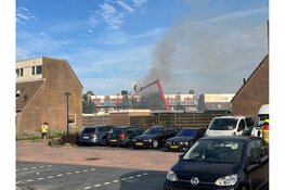 Woningbrand aan het Spui in Heerhugowaard