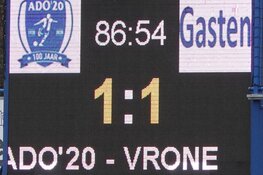 Vrone pakt eerste punt, maar kan nauwelijks tevreden zijn