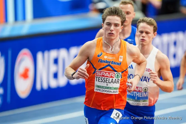 Meerkamper Jeff Tesselaar pakt PR en eindigt als achtste op EK Indoor