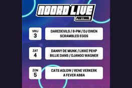 Noord Live Festival: Splinternieuw driedaags muziekevenement in De Noord