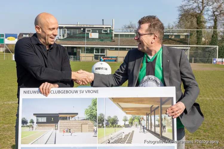 Vernieuwing sportcomplex S.V. Vrone van start: gemeente en sportvereniging bundelen krachten