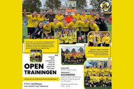 Open trainingen bij Reiger Boys Vrouwen