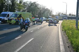 Schade en oponthoud na ongeval op Nollenweg