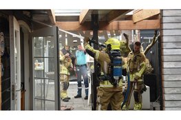 Brand in schuurtje achter woning Heerhugowaard