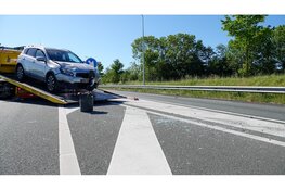 Bestuurder gewond en veel schade na keeractie op N194