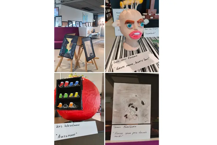 Kunst in de etalage