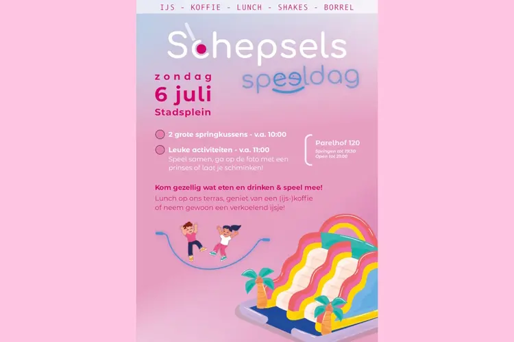 Tweede editie Schepsels Speeldag op 6 juli in Heerhugowaard