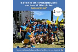 Help jij mee aan Homerun McMiles4Smiles 2025