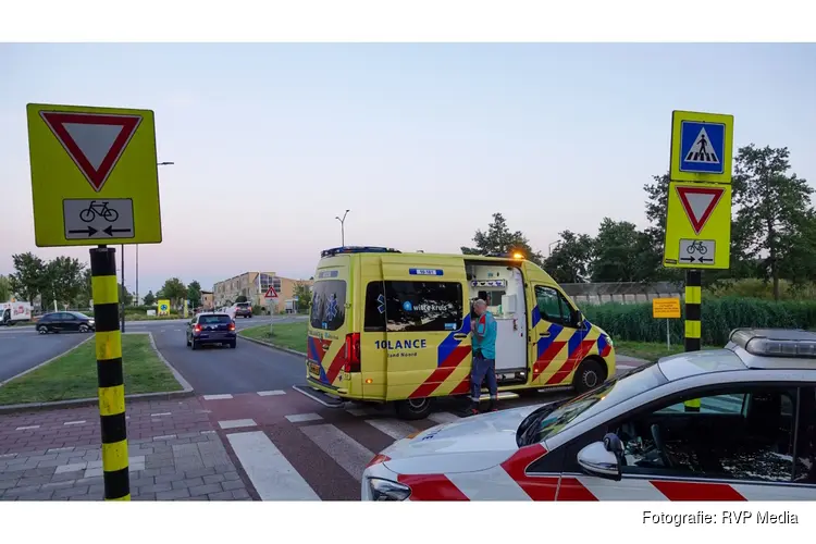 Fietser gewond na aanrijding