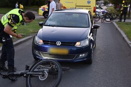 Fietser gewond na aanrijding