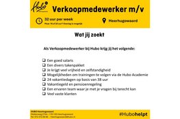 Vacature: Verkoopmedewerker (M/V) bij Hubo Heerhugowaard