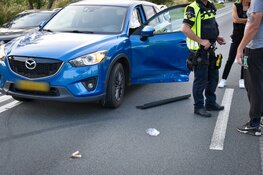 Auto te water na ongeval op N242