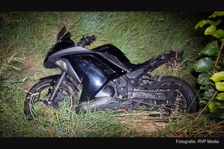 Motorrijder gewond na eenzijdig ongeval in Heerhugowaard