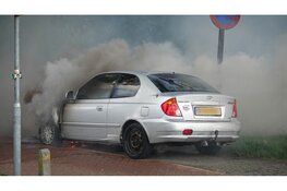 Auto afgebrand tijdens rit door Heerhugowaard