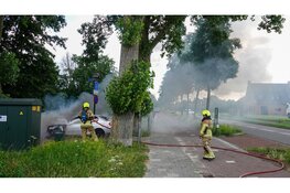 Auto afgebrand tijdens rit door Heerhugowaard
