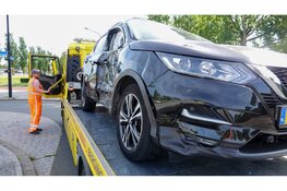 Ongeval met veel schade op Westtangent in Heerhugowaard