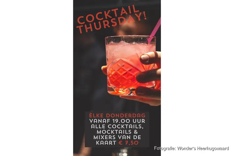 Cocktail Thursday & Lazy Sunday bij Wonder's