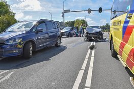 Veel schade na ongeval op N242 bij Heerhugowaard
