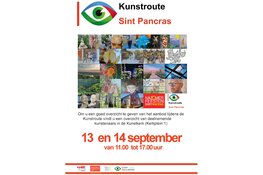 Kunstroute Sint Pancras op 13 en 14 september