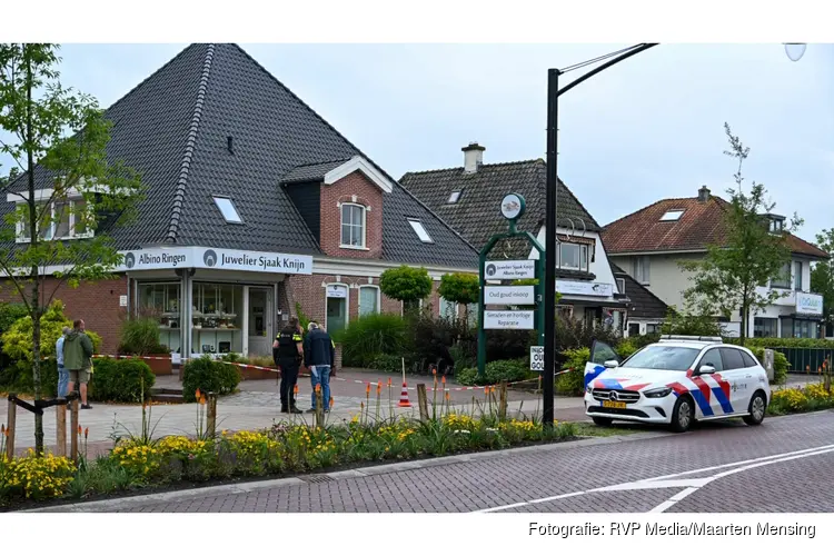Poging tot overval op juwelier aan Middenweg Heerhugowaard