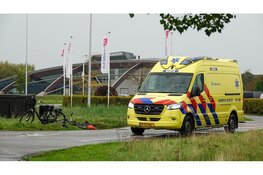 Ongeluk tussen bestelbus en fietsers in Heerhugowaard