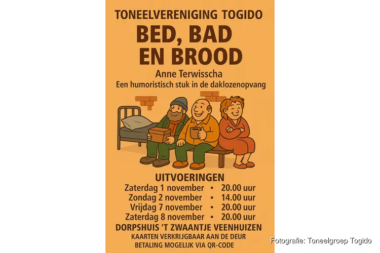 Toneelgroep Togido presenteert; Bed, Bad en Brood