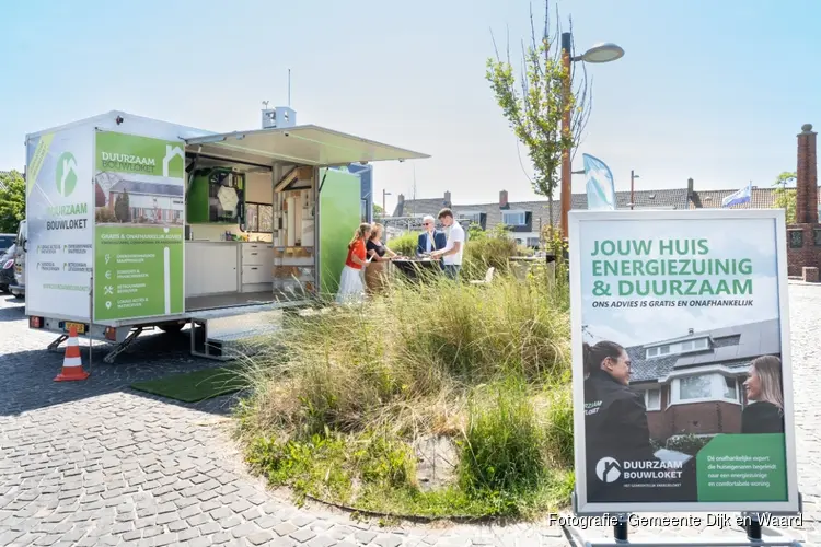 In oktober in de wijk Oostertocht:  De mobiele showroom voor vragen en wensen over energiezuinig wonen