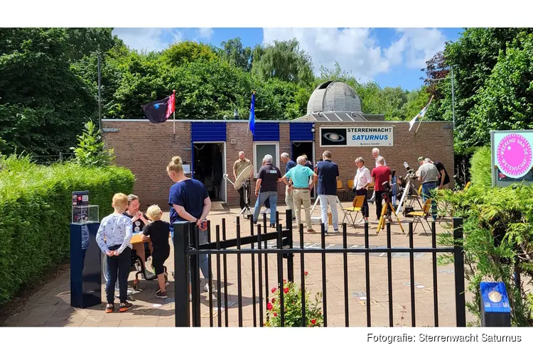 Sterrenwacht Saturnus centrum van de wetenschap tijdens Weekend van de Wetenschap op 3, 4 en 5 oktober