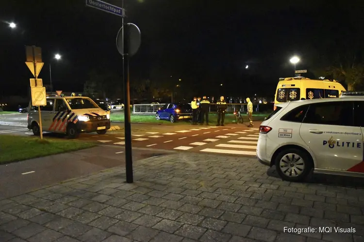 Fietser aangereden op Oostertochtpad, geen ernstig letsel