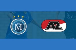 Jongste jeugd FC Marlène en AZ treffen elkaar vrijdag