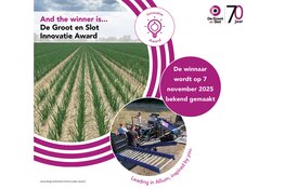 Drie innovaties strijden om eerste Innovatie Award van De Groot en Slot