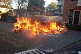 Ondergrondse vuilcontainers beschadigd door brand