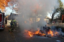 Ondergrondse vuilcontainers beschadigd door brand