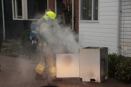 Bewoners gecontroleerd na brand in wasdroger in Heerhugowaard