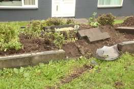 Auto flink beschadigd na ongeval in Heerhugowaard