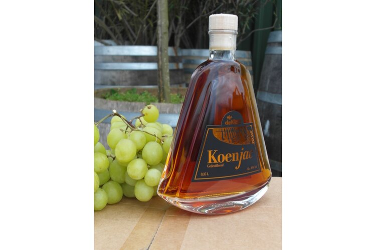 Koenjac, bijzonder streekproduct van Wijndomein De Koen