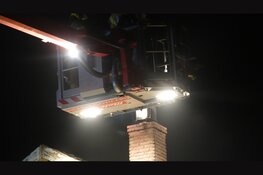 Schoorsteenbrand aan Korteweg in Heerhugowaard