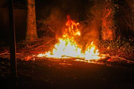 Dixi uitgebrand op terrein van Esdege-Reigersdaal Heerhugowaard, vuurwerk vermoedelijk de oorzaak