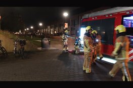 Ondergrondse container in brand in Heerhugowaard