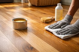 Houten vloer onderhoud als onderdeel van duurzaam interieurontwerp