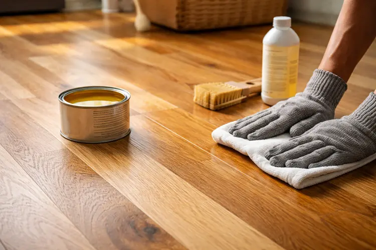 Houten vloer onderhoud als onderdeel van duurzaam interieurontwerp