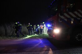 Grote zoekactie op water na aantreffen kleding