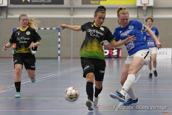 FC Marlène VR1 wint nu wél van Futsal Haaglanden