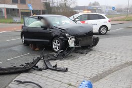 Forse schade na ongeval op Westtangent in Heerhugowaard