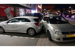 Fikse schade na botsing op parkeerplaats van Mediamarkt