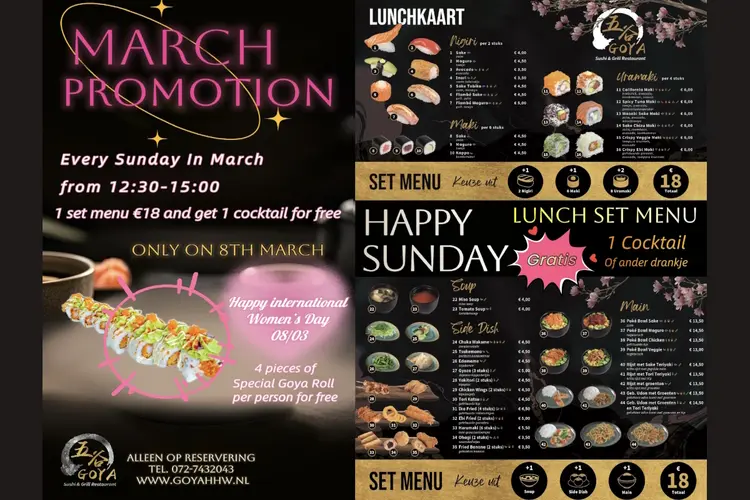 Maart, Feest bij Goya!