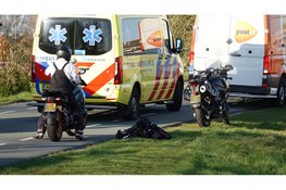 Gewonde bij ongeval tussen twee motoren op Oostdijk Heerhugowaard