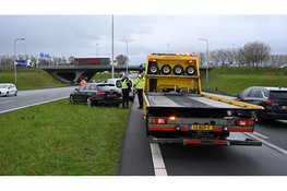 Kop-staartbotsing zorgt voor flinke vertraging op N242 bij Alkmaar