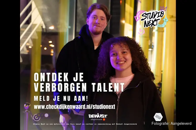 Tweede traject Studio Next start: jongeren organiseren zelf hét event voor jongeren in Dijk en Waard